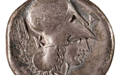 Coin. Ancient Greece. Corinth, 5th-4th century BC