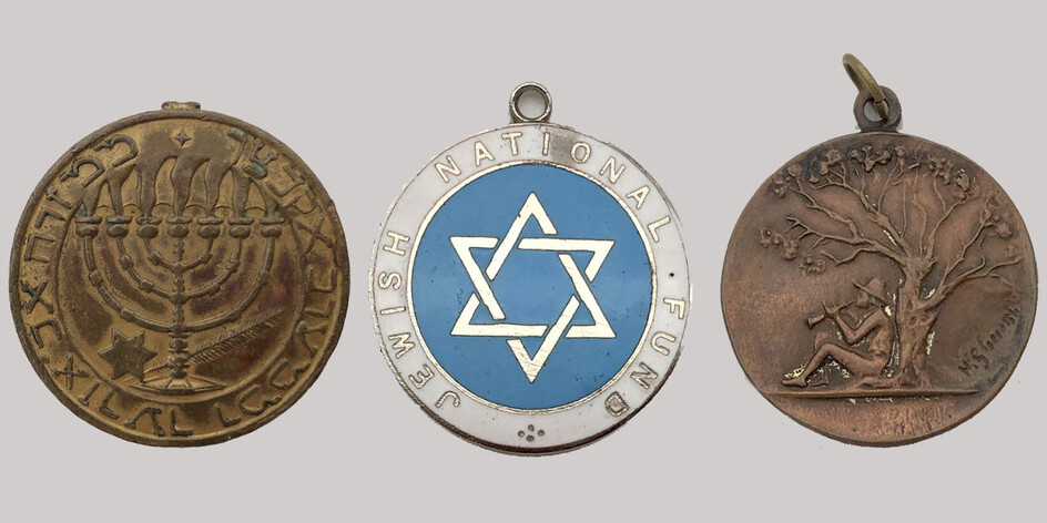 Collection of 3 Jewish National Fund Medallions