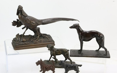Collection of Bronze Animal Figures