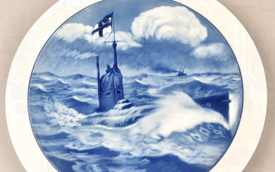Commemorative plate German submarine U-9
