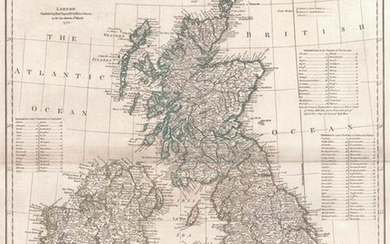 Compleat Map of the British Isles, Or Great Britain and