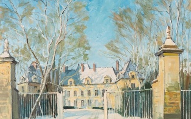 Constantin Kluge (French, 1912-2003) Le Château d'Harcourt