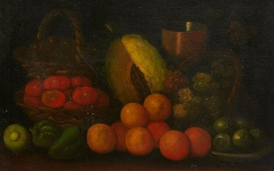 Continental School, Still life with fruit