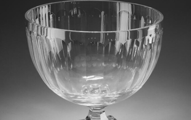 Continental crystal center bowl, 11"h