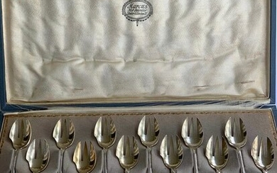 Cutlery set (12) - .800 silver - Germany - Early 20th century