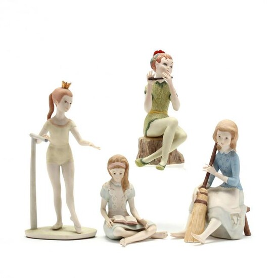 Cybis, Four Porcelain Figures