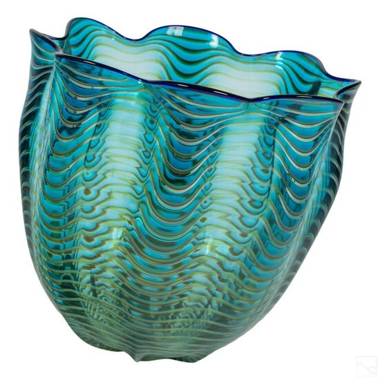 Dale Chihuly b.1941 Sea Form Art Glass Vase Vessel