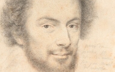Daniel DUMONSTIER Paris, 1574 - 1646Portrait de Pierre II DumonstierCrayon noir, estompe et crayons de...