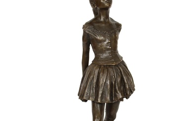 D’après Edgar DEGAS La petite danseuse Bronze... - Lot 201 - Steffen’s Enchères Rambouillet