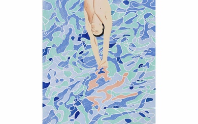 David Hockney (British, born 1937) Olympische Spiele München 1972, 1970 affiche lithographique en couleurs 102...