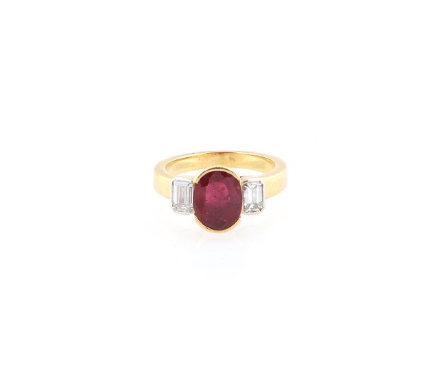 Diamant Rubin Ring