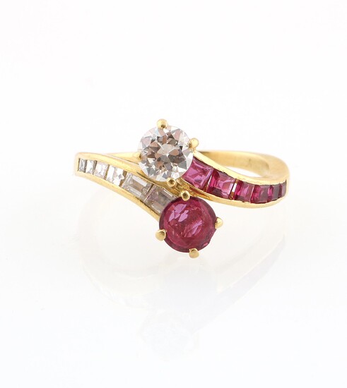 Diamant Rubin Ring