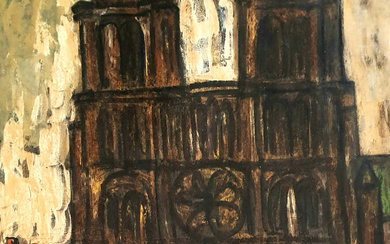 EDGAR STOEBEL 1909-2001 Notre Dame de Paris