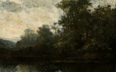 EDWARD M. BANNISTER (1828 - 1905) Untitled (River
