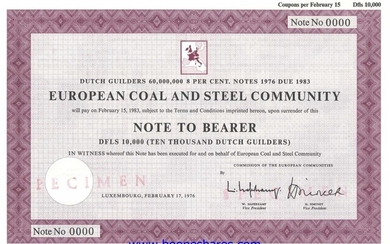 EUROPEAN COAL AND STEEL COMMUNITY