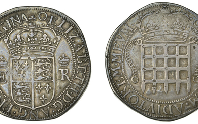 East India Company, Portcullis issues, Elizabeth I (1558-1603), silver Eight Testerns or...