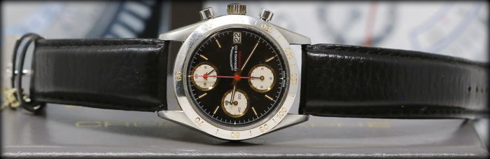 Eberhard & Co. - Champion Chronograph Ref. 0-31022 Full Set Top Condition - Men - 1990-1999