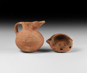 Egyptian Vessel Group Ptolemaic Period, 332-30 BC A group...