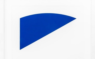 Ellsworth Kelly "Untitled (Blue Curve)" Lithograph