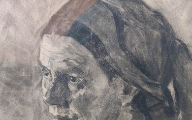 Emilio Pasini (Brescia, 1872 - ivi, 1953) - Ritratto di donna