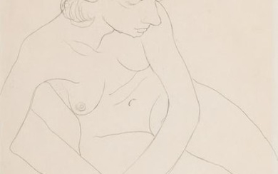 FELICE CASORATI (1883-1963) Nudo seduto