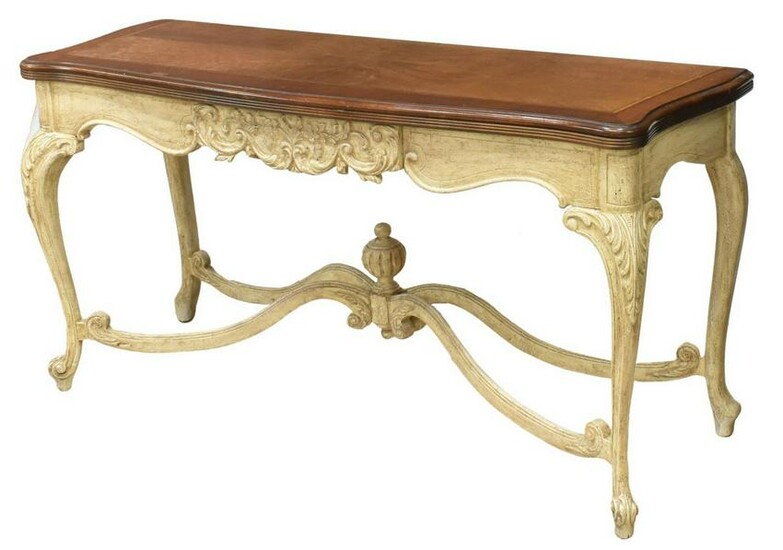 FRENCH LOUIS XV STYLE FLIP-TOP CONSOLE TABLE