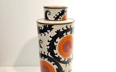 Fabienne Jouvin French cloisonne canister