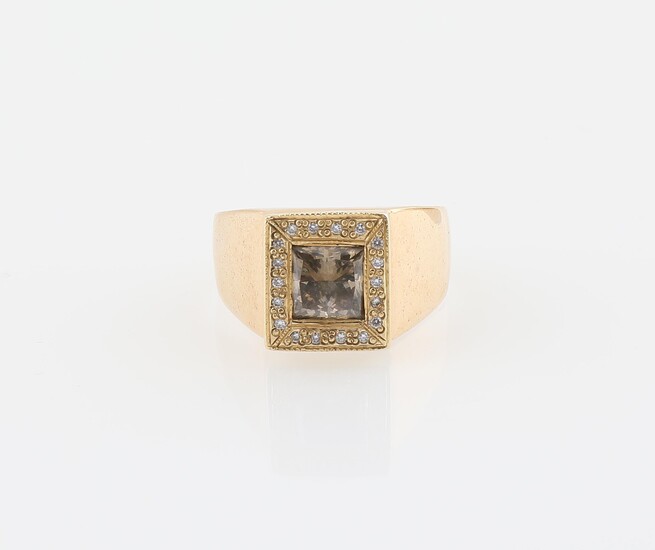 Fancy Yellowish Brown Diamant Ring ca. 2,01 ct