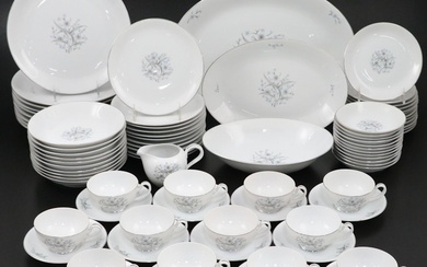 Fine China Of Japan "Carlton" Porcelain Dinner Plates, Platter and More