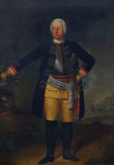 Follower of Antoine Pesne, XVIII century - Portrait of King Frederick I of Prussia