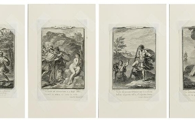 Four 18th Century Italian Copperplate Engravings