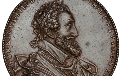 France, Henri IV, 1589–1610, uniface cast AE medal 1606, by G. Dupré,...