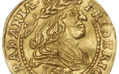 Frederik III, Ducat 1649, H 7, S 1, Aagaard 8.1, F 77,...