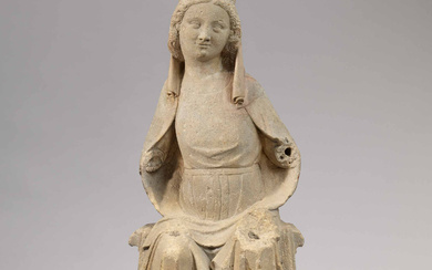French School | Madonna Enthroned