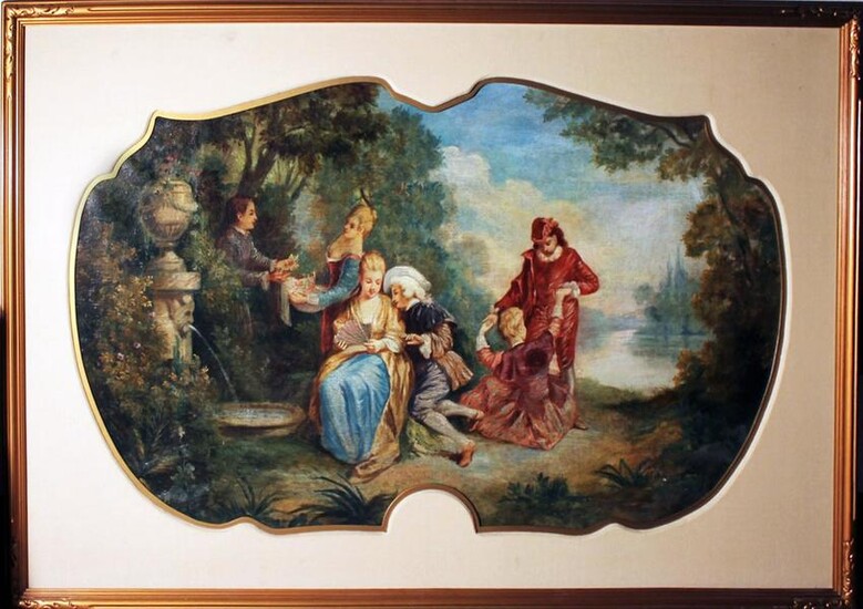 French old master Mystery Artist 1700's painting HUGE