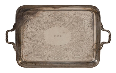 GEORGE IV STERLING SILVER TRAY