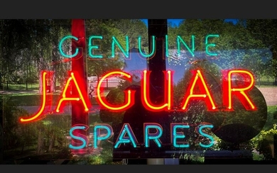 Genuine Jaguar Spares Original Neon Sign