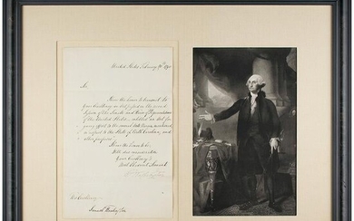 George Washington Letter Signed as President