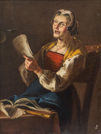 Giacomo Francesco CIPPER, dit TODESCHINI (vers 1670 - 1738) La collation et La chanteuse Paire...