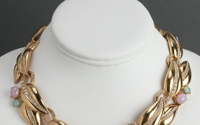 Givenchy Vintage Faux-Opals & Diamonds Necklace