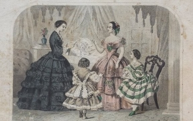 Godey Lady Book, Literature Art Philadelphia July 1856