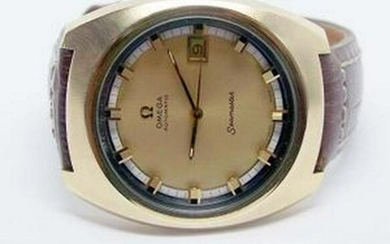Gold color OMEGA SEAMASTER Automatic Watch c.1970s