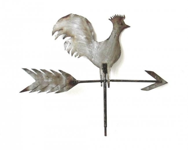 Graphic Rooster Weathervane