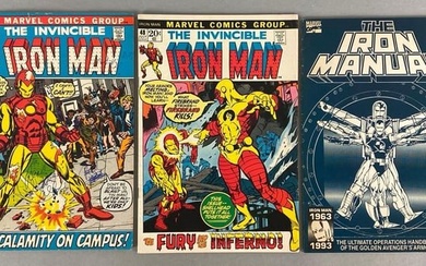 Group of 3 Marvel Iron Man Comic Books
