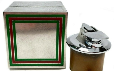 Gucci Sterling Silver Table Lighter