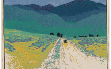 Gustave Baumann (1881-1971), Bound For Taos (1930)