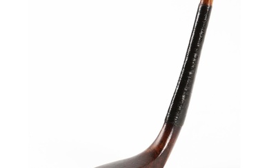 H Philp dark stained fruitwood longnose putter appears with ...
