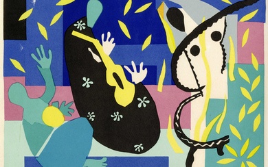 Henri Matisse (Le Cateau-Cambrsis, 1869 - Nizza, 1954), La tristesse du Roi. 1952.