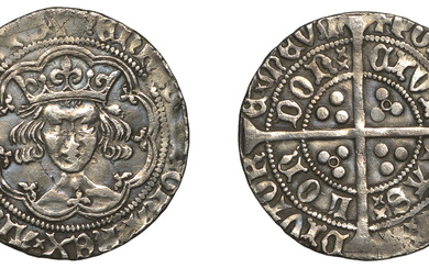 Henry VI (First reign, 1422-1461), Annulet issue, Groat, London, mm. cross II,...