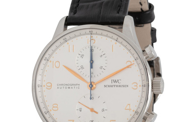 IWC, REF. 3714 STAINLESS STEEL 'PORTUGUESE' WATCH
